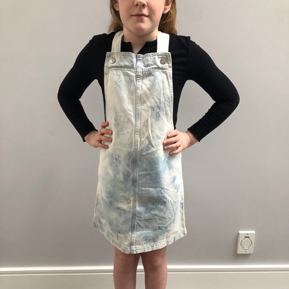 YOUTH - Gap Denim acid wash skirt overalls - Picture 3 of 4